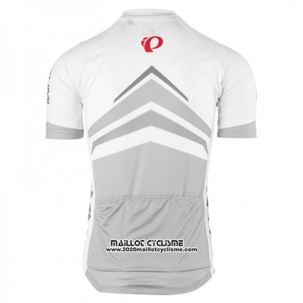 2018 Maillot Ciclismo Pearl Izumi Blanc Gris Manches Courtes et Cuissard
